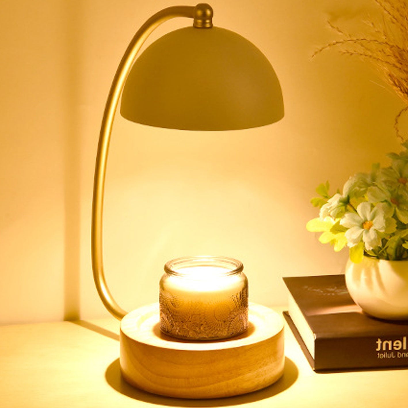 Japanese Creative Timing Dimming 1-Light Melting Wax Table Lamp
