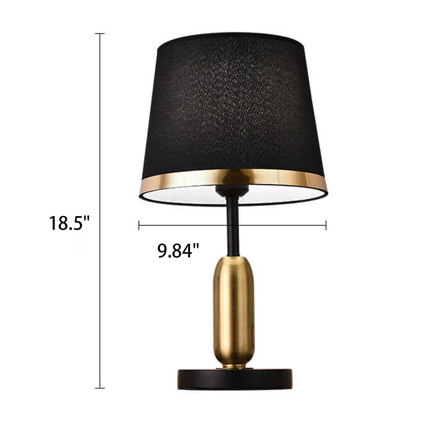 European Retro Fabric 1-Light Table Lamp