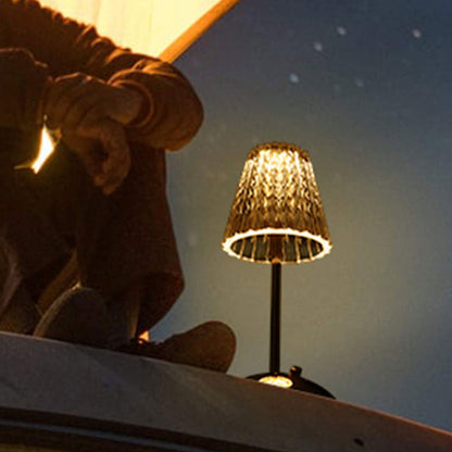 Nordic Light Luxury Aluminum Alloy USB Charging LED Night Light Table Lamp