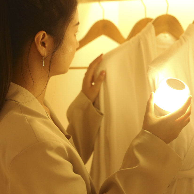 Creative Multifunctional Separate Magnetic Touch Infinitely Dimmable LED Night Light Table Lamp