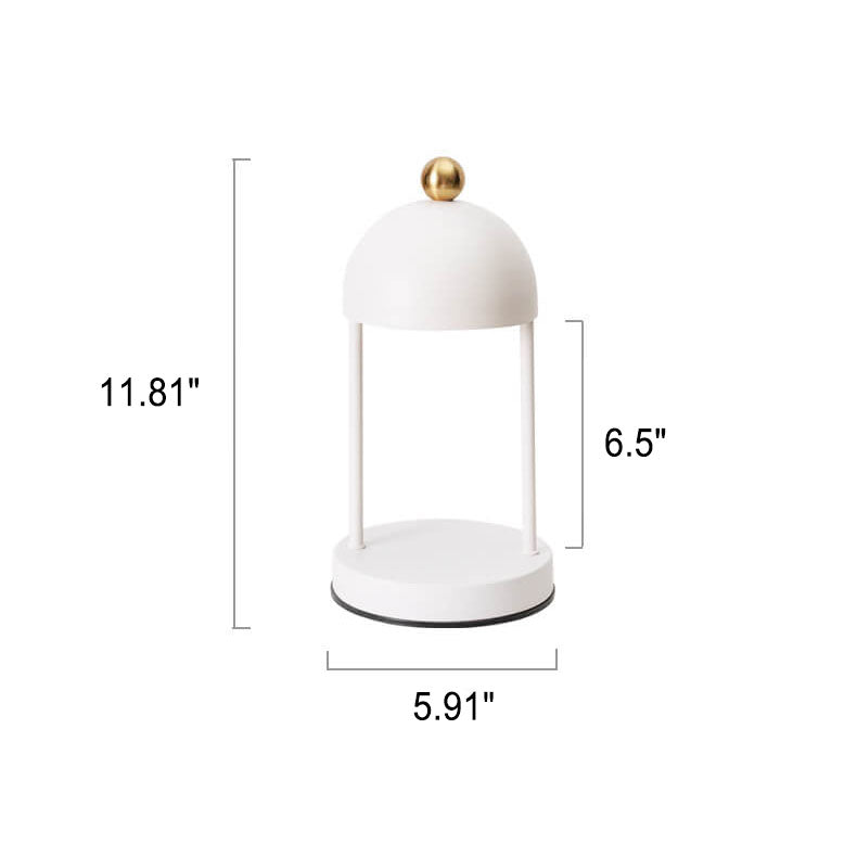 Modern Simple Iron Dome 2-Light Melting Wax Table Lamp