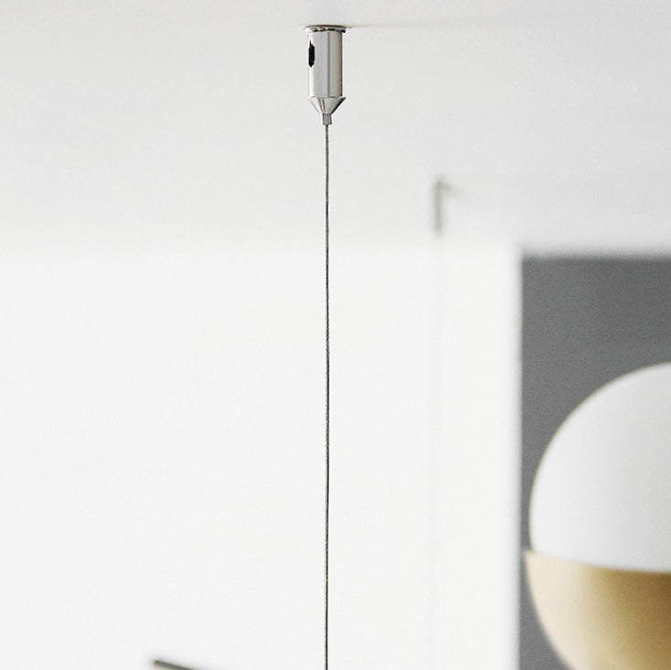 Modern Mid-Century Iron Linear Glass Bubble Shade 3/9-Light Island Light Chandelier For Dining Room