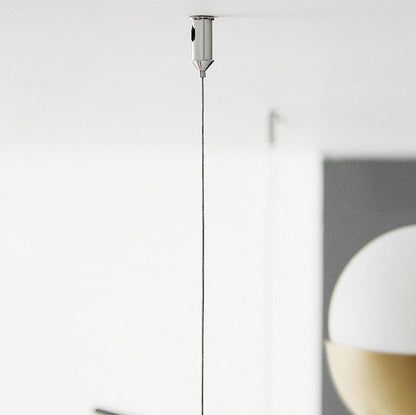 Modern Mid-Century Iron Linear Glass Bubble Shade 3/9-Light Island Light Chandelier For Dining Room
