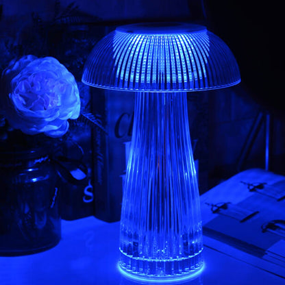 Creative Mushroom PMMA Dazzling Touch Charge LED Decorative Table Lamp