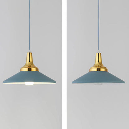 Nordic Macaron Colorful Iron 1-Light Pendant Light