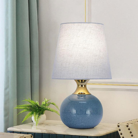 Modern Decorative Ceramic 1-Light Touch Dimming Table Lamp