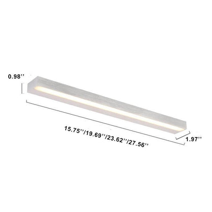 مصباح أمامي للمرآة من الألومنيوم LED من Nordic Linear مزود بمصباح واحد 