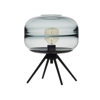 Nordic Clear Glass 1-Light Tripod Table Lamps