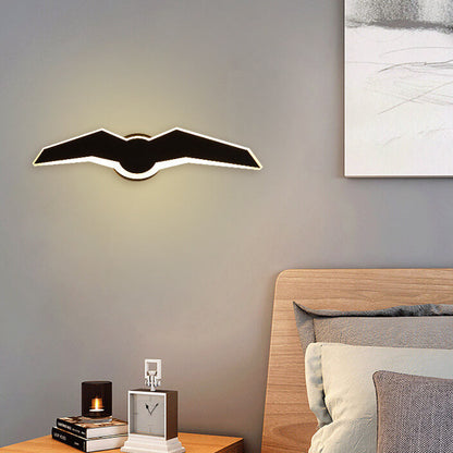 مصباح حائط LED من الحديد والأكريليك بتصميم طائر النورس الإبداعي الشمالي 