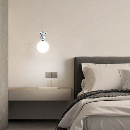 Modern Minimalist Hardware Design Sphere 1-light Pendant Light