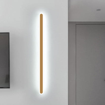 Modern Minimalist Long Bar Iron Acrylic LED Wall Sconce Lamp