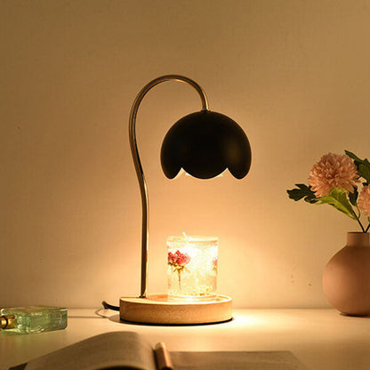 Nordic Rose Dome Dimmable 1-Light Melting Wax Table Lamp