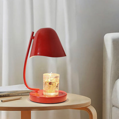 European Red Hardware 1-Light Melting Wax Table Lamp