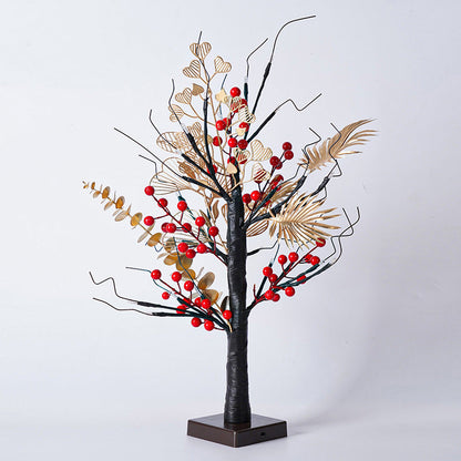 Modern Holiday Decor Birch Tree Plastic LED Standing Floor Lamp