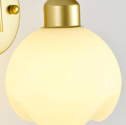 Modern Simplicity Iron ABS Flower 1-Light Wall Sconce Lamp For Bedside
