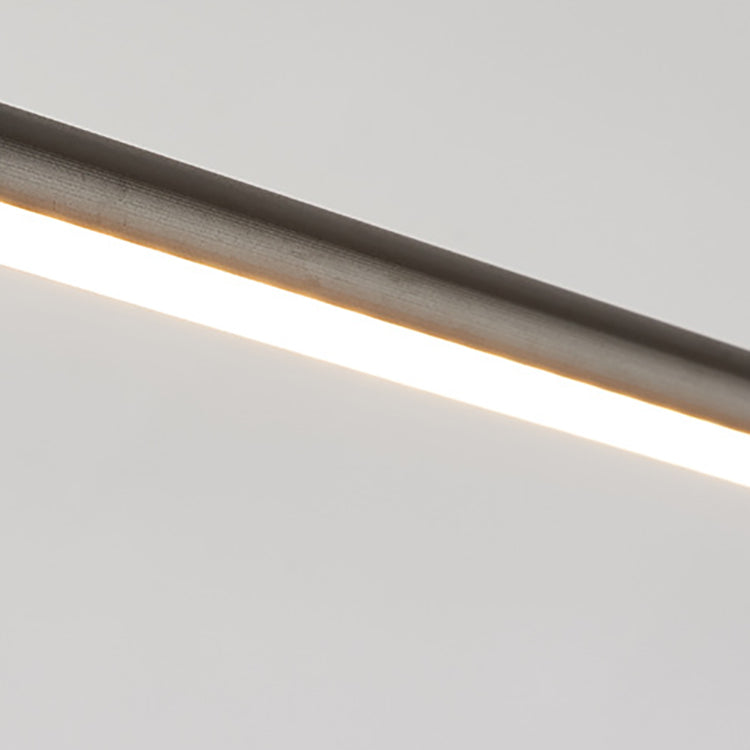 Modern Minimalist Aluminum Straigh Line LED Wall Sconce Lamp For Living Room