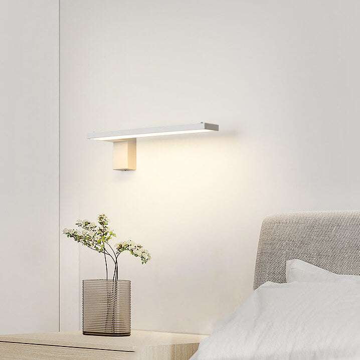 مصباح حائط LED مستطيل الشكل مصنوع من الحديد والأكريليك بتصميم عصري بسيط 