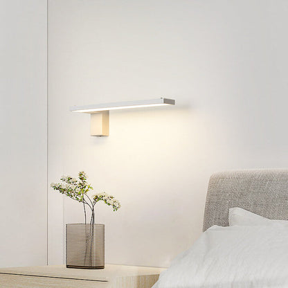 مصباح حائط LED مستطيل الشكل مصنوع من الحديد والأكريليك بتصميم عصري بسيط 