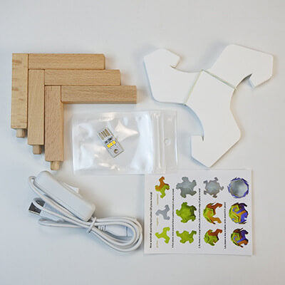 DIY Moon Lamp LED Night Light USB Decorative Table Lamp