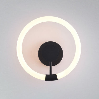 Contemporary Simplicity Circle Acrylic Shade LED Wall Sconce Lamp For Bedroom