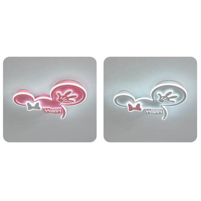 Cartoon Creative Minnie LED Kids Flush Mount Ceiling Light