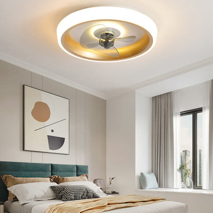 مروحة إضاءة LED خفيفة الوزن وحديثة من الأكريليك