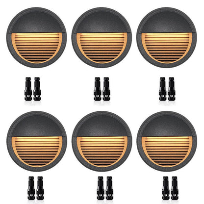 Modern Round Aluminum LED Outdoor Stair Enclosure Step Light