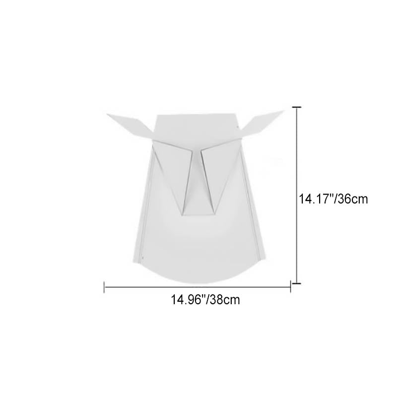 Contemporary Creative Iron Bull Head Shape LED Wall Sconce Lamp For Bedroom