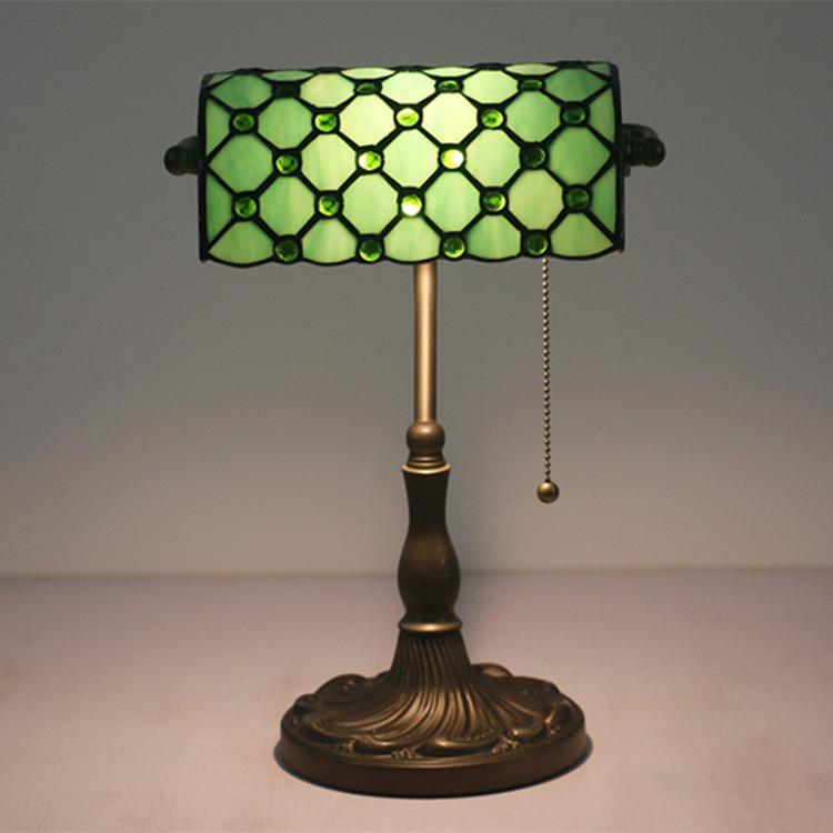 Vintage Creative Glass 1-Light Zipper Switch Table Lamp