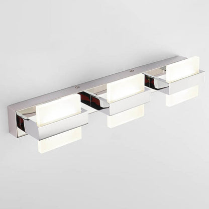 Modern Acrylic Square Combination Design LED Mirror Front Light Wall Sconce Lamp