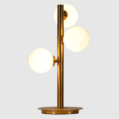 Nordic Creative Magic Bean Glass Iron 3-Light Table Lamp