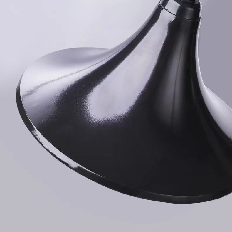Contemporary Industrial Aluminum Horn Shape 1-Light Wall Sconce Lamp For Outdoor Patio
