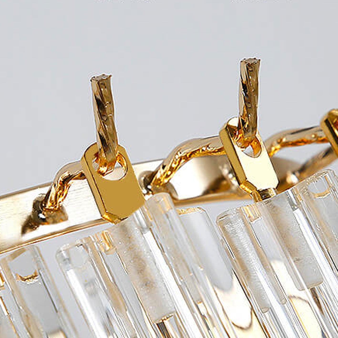 Modern Luxury Crystal Four Layers 4-Light Wall Sconce Lamp