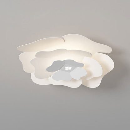 Creative Simple Three-layer Petal Overlap Design LED Flush Mount Light