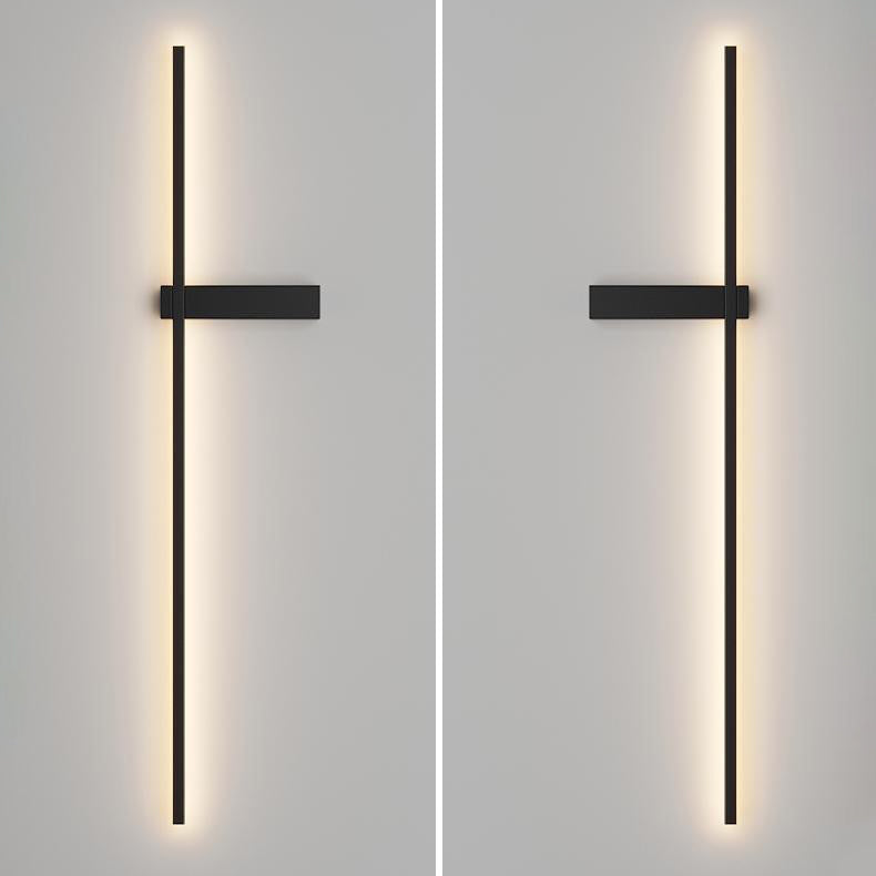 مصباح حائط LED بتصميم عصري بسيط من الحديد والألومنيوم والسيليكا لغرفة النوم 