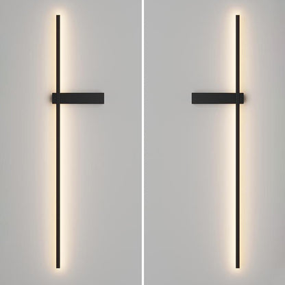 مصباح حائط LED بتصميم عصري بسيط من الحديد والألومنيوم والسيليكا لغرفة النوم 