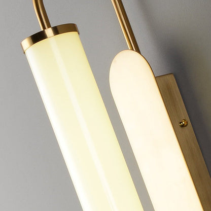 مصباح حائط LED بتصميم أسطواني من الحديد الأكريليكي بتصميم معاصر لغرفة المعيشة 
