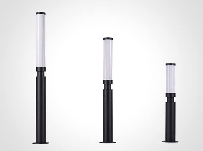 Modern Acrylic Waterproof Creative Lipstick Design LED Outdoor Lawn Floor Lamp
