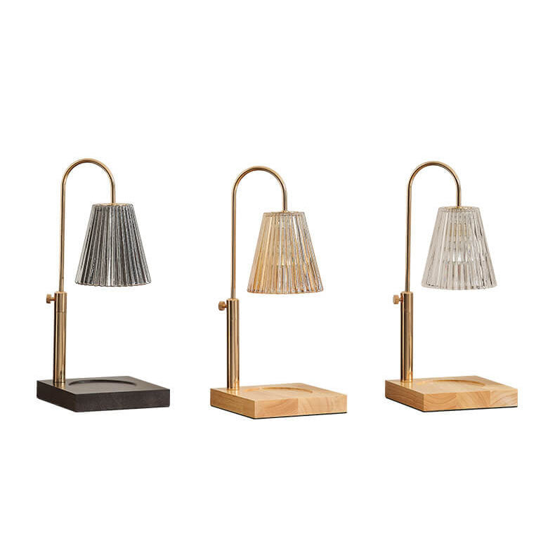 Modern Creative Romantic Bamboo And Wood Horn 1-Light Melting Wax Table Lamp