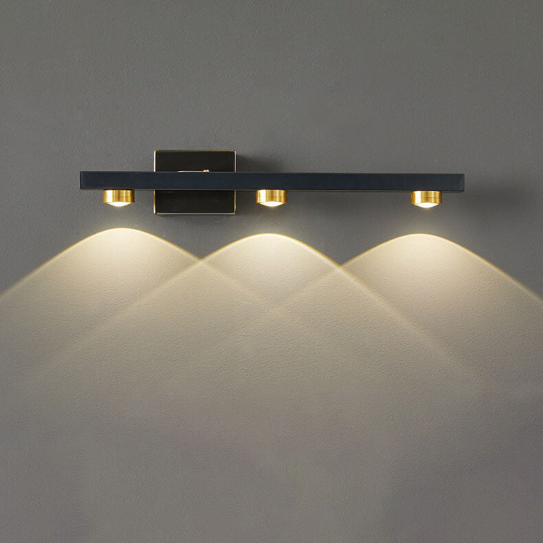 Modern Retro All Copper LED Vanity Light Wall Sconce Lamp
