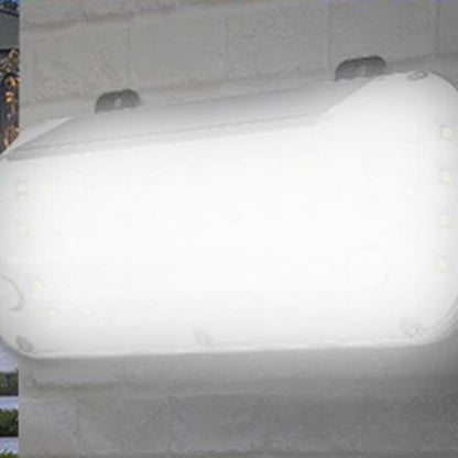 Outdoor Solar Four-sided Lighted Human Sensor Outdoor Garden Wall Sconce Lamp