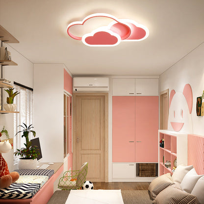 Creative Color Cloud Aluminum LED Flush Mount Ceiling Light