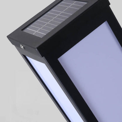 Modern Solar Lawn Square Column Outdoor Waterproof Path Lamp