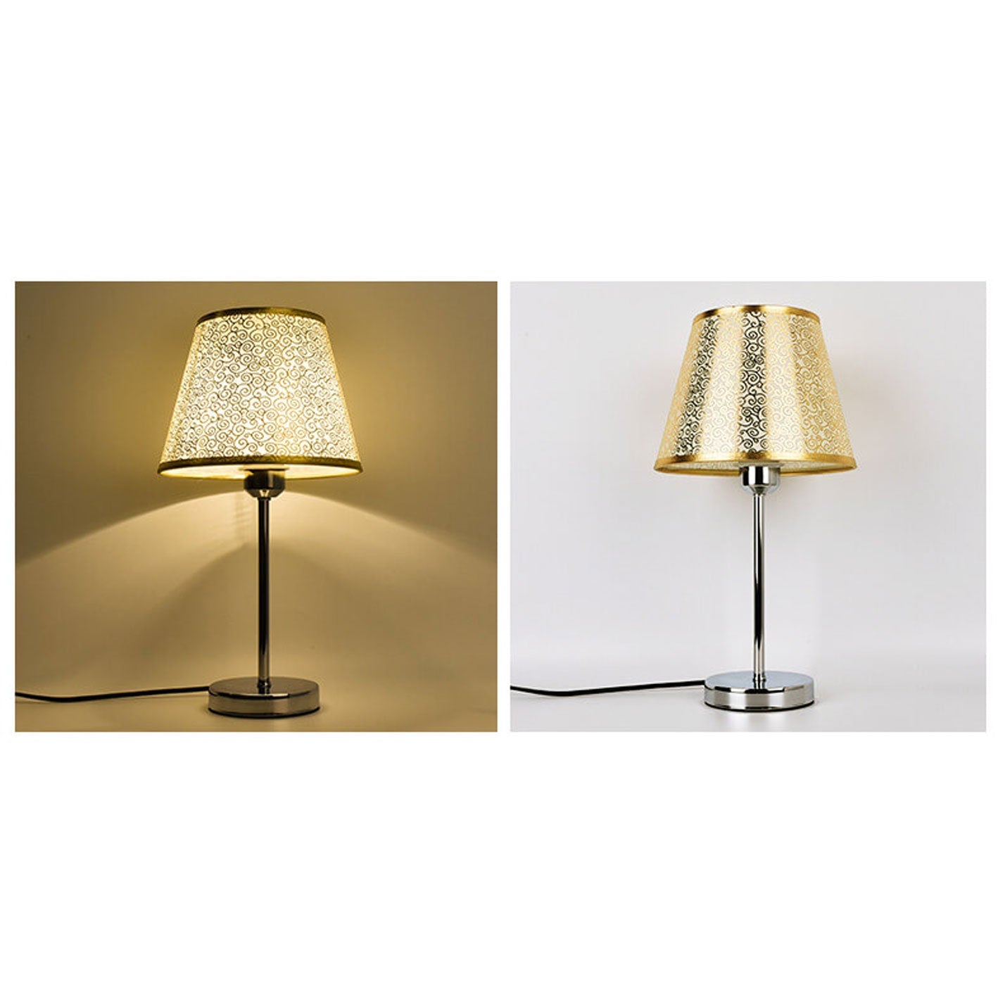 European Retro Fabric 1-Light Table Lamp