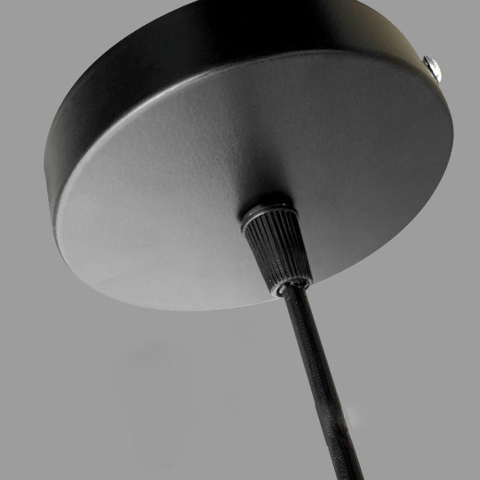 Industrial Simple Personality Wrought Iron Disc 1-Light Pendant Light