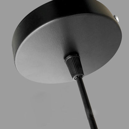Industrial Simple Personality Wrought Iron Disc 1-Light Pendant Light