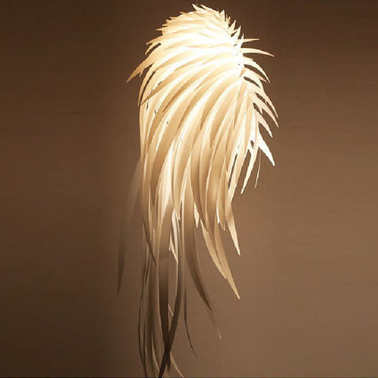 Modern PVC Angel Wings Feather LED Pendant Light
