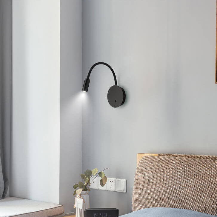 مصباح حائط LED بسيط بضوء واحد قابل للتعديل بزاوية 360 درجة 