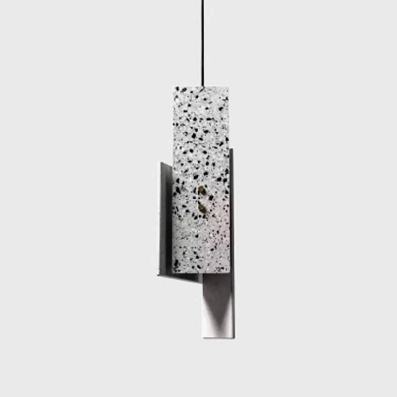 Nordic Colorful Cement Geometric 1-Light LED Pendant Light