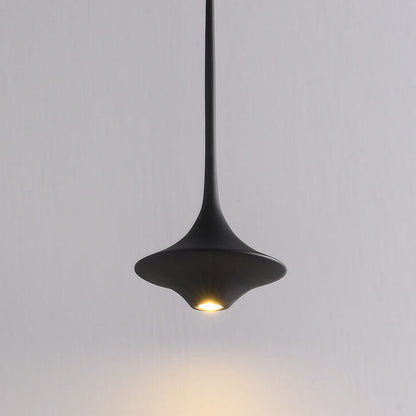 Modern Minimalist Solid Color Hardware Resin LED Pendant Light